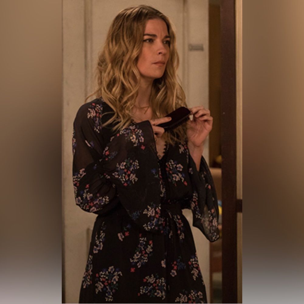 NICHOLAS Black Floral Mini Dress